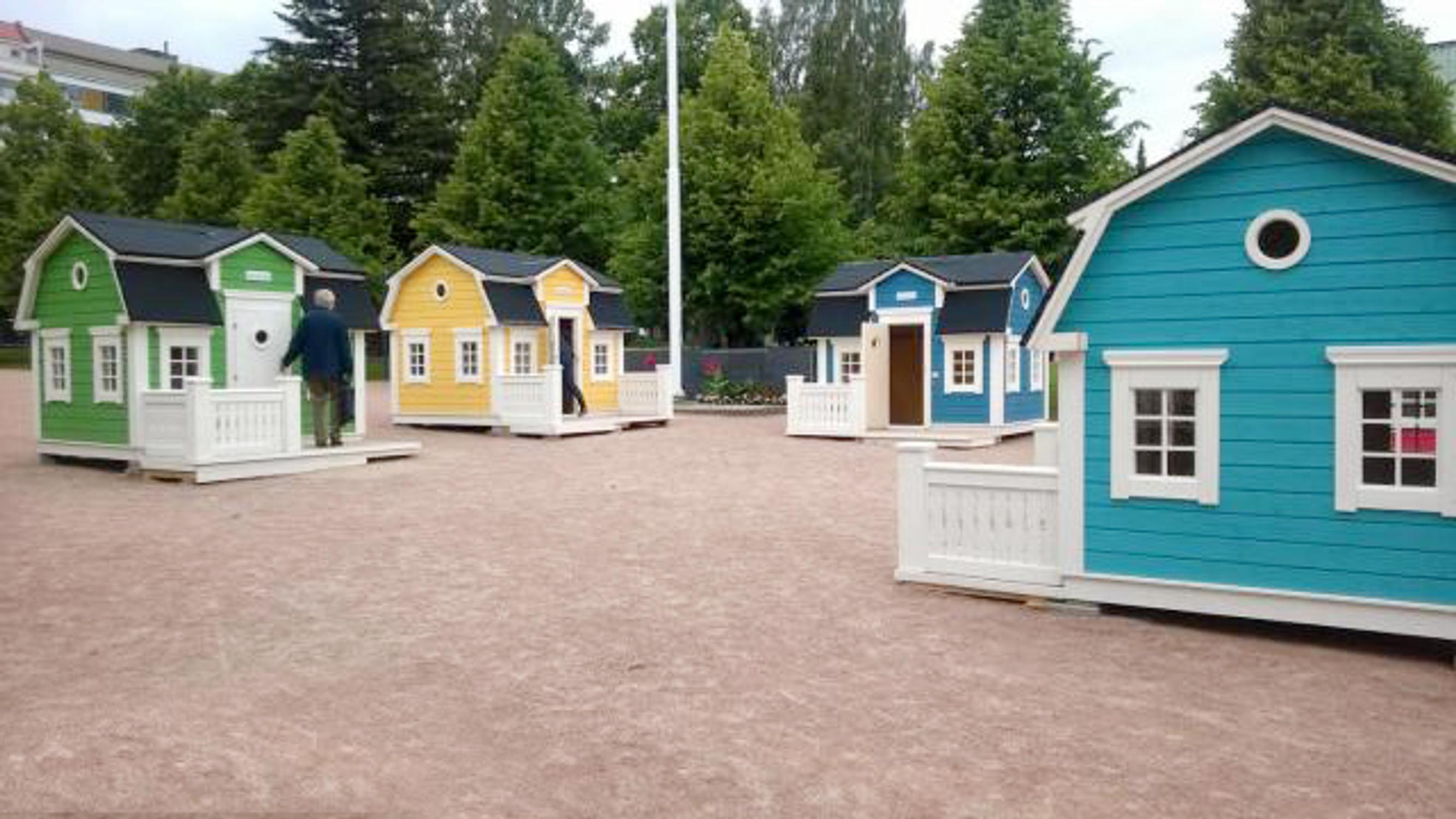 Onnelin ja Annelin mökit messukaupungissa