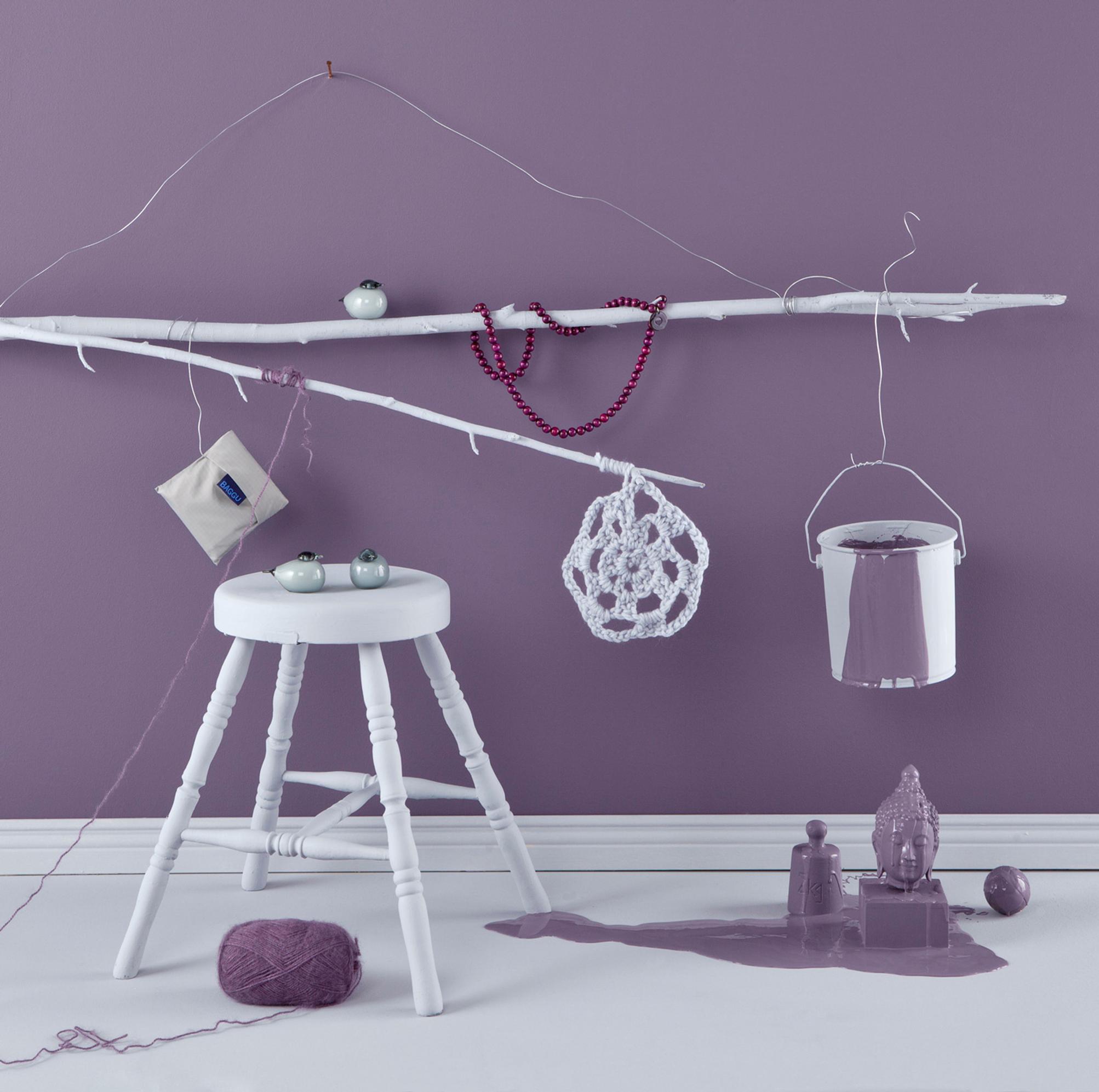 Väriparit: harmaa & purppura