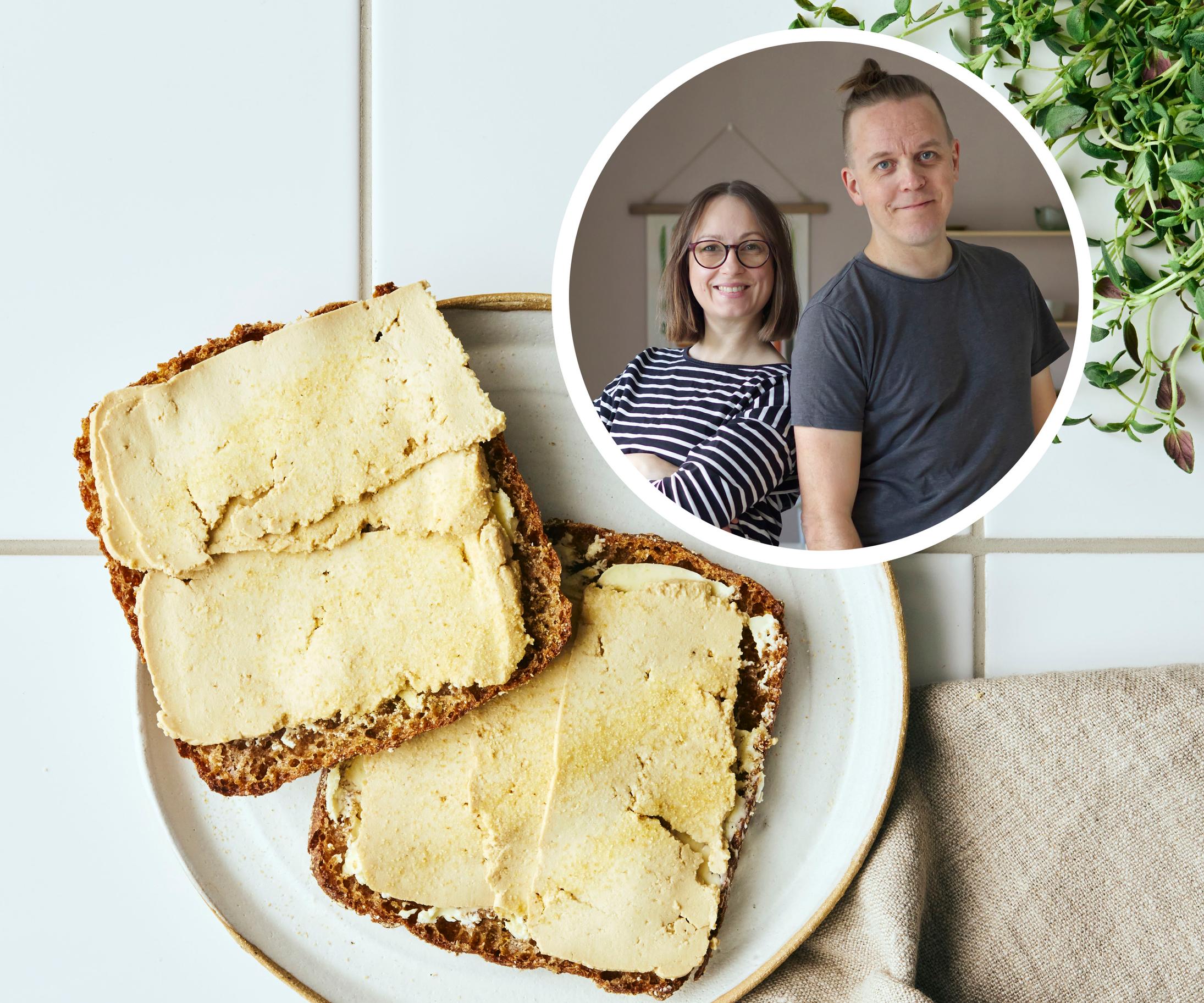 Lauran ja Mikon kahden aineksen ”vegemeetvursti” villitsee – ”Edullisempaa ja terveellisempää kuin leikkeleet”
