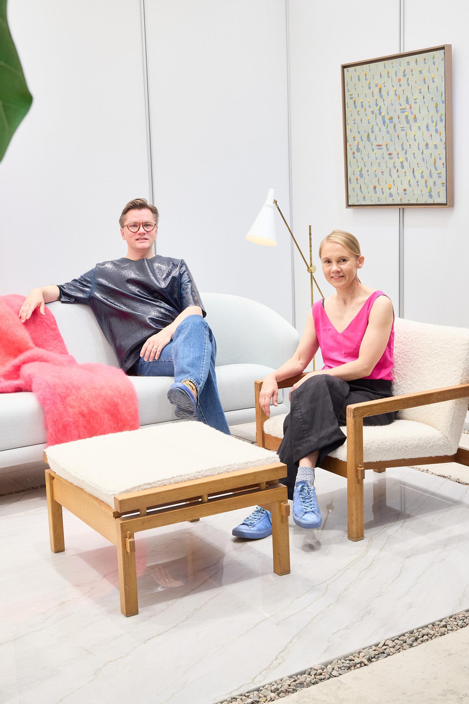 Jussi Laine Ja Maria Klemetti-Laine Avotakka-paviljongissa Habitaressa 2024