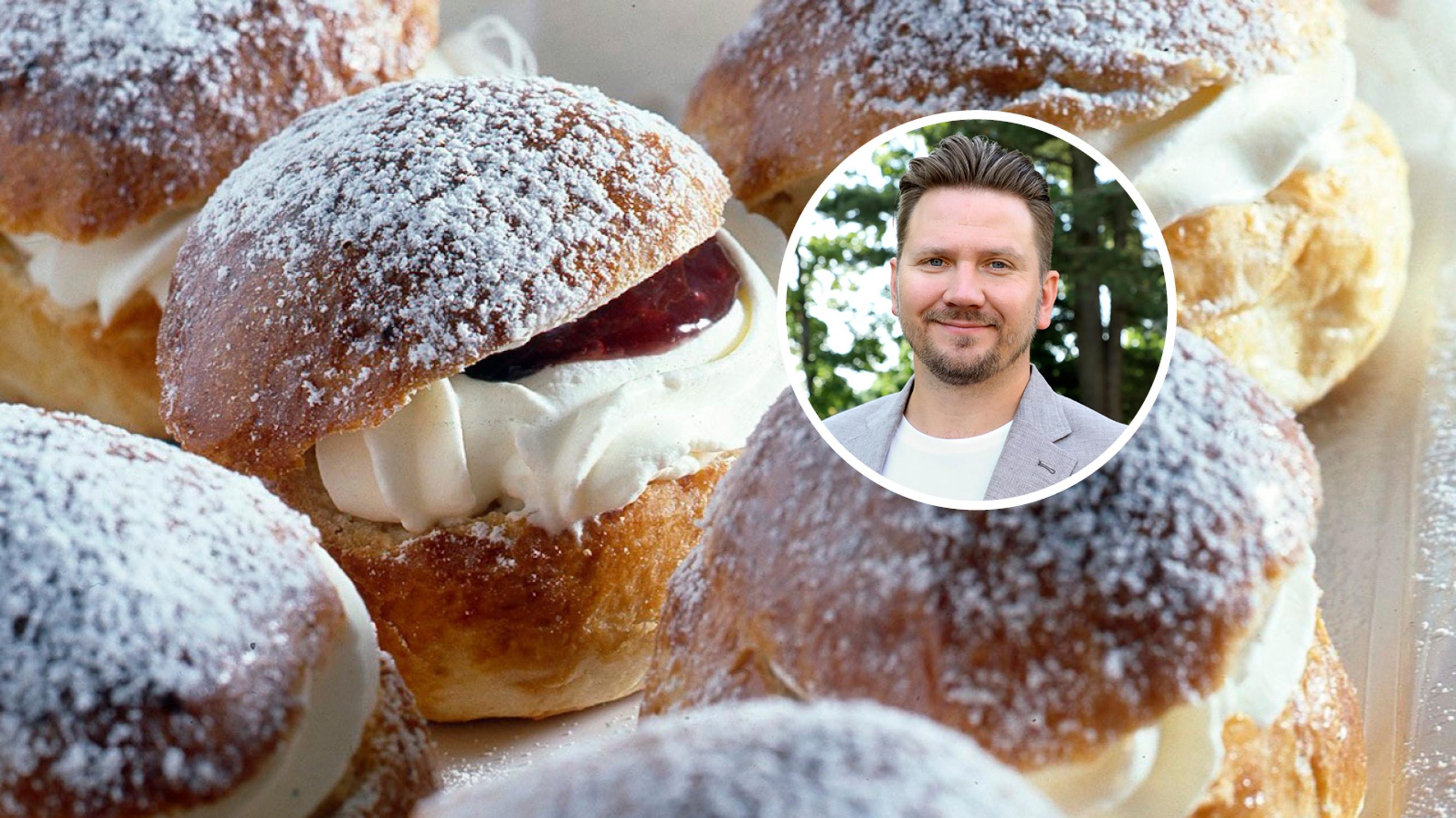 Markus Hurskainen, mitä laskiaispullasi välistä löytyy? Katso leivontagurun 4 vinkkiä parhaisiin laskiaispulliin